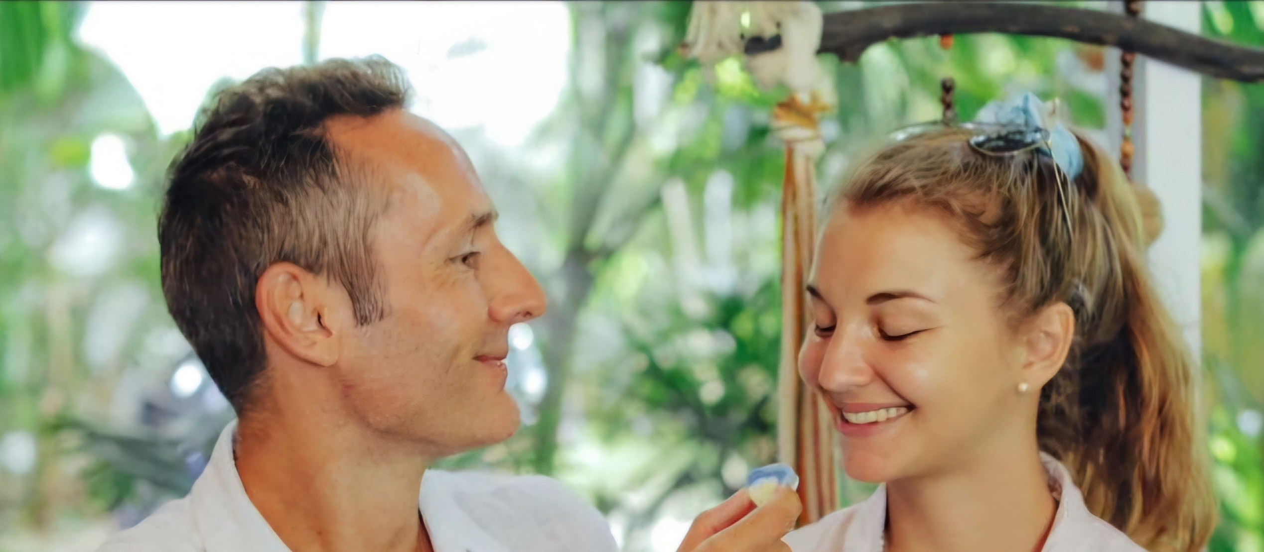 David and Kira at Wonderland Healing Center, Koh Phangan